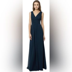 Bill Levkoff Bridesmaid Dress #768 in Navy Size 10